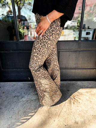 Leopard Jacqueline Luxe Flare Jeans | Judy Blue