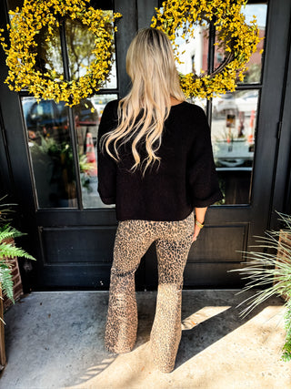 Leopard Jacqueline Luxe Flare Jeans | Judy Blue