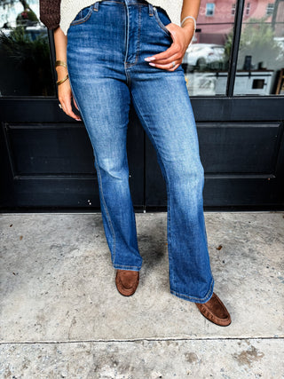 Charlotte Tummy Control Flare Jeans | Judy Blue