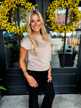 Collins Short Sleeve Sweater Top