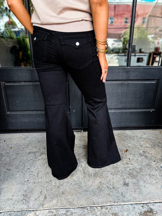 Shadow Luxe Jaqueline Flare Jeans | Judy Blue