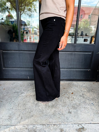 Shadow Luxe Jaqueline Flare Jeans | Judy Blue
