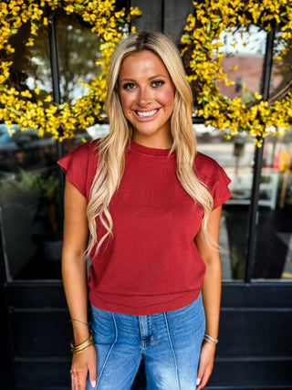Collins Short Sleeve Sweater Top