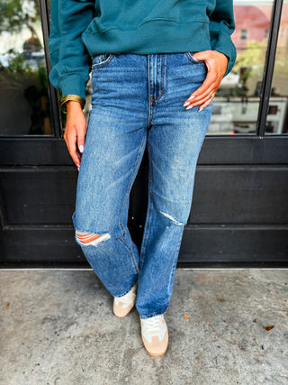 Brenda Rigid Magic 90s Straight Jeans | Judy Blue