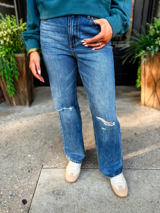 Brenda Rigid Magic 90s Straight Jeans | Judy Blue