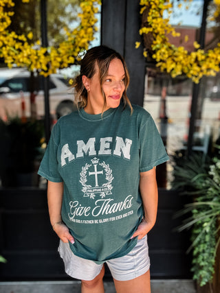Amen Give Thanks Tee