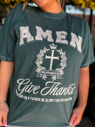 Amen Give Thanks Tee