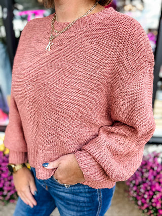 Soft Focus Balloon Sleeve Sweater
