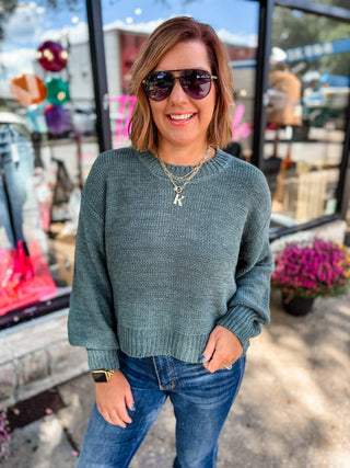 Soft Focus Balloon Sleeve Sweater