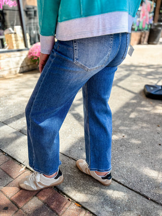 Risen Easy Does It Tummy Control Crop Jeans