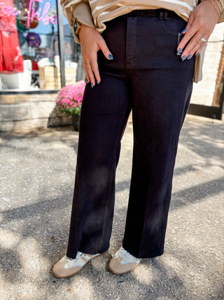 Risen After Hours Tummy Control Wide Leg Jeans
