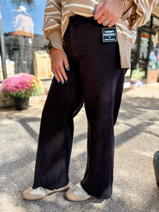 Risen After Hours Tummy Control Wide Leg Jeans