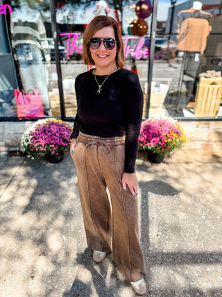 Easy Does It Pintuck Lounge Pants