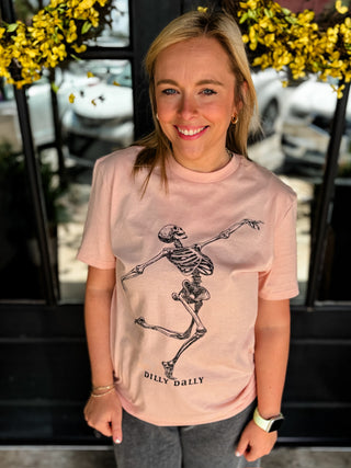 Dilly Dally Skelly Tee