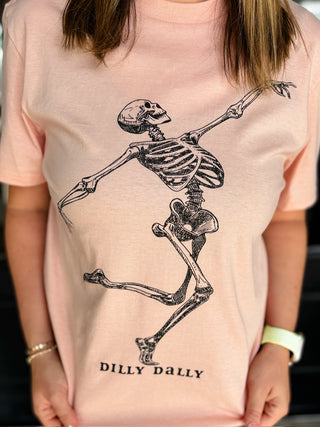 Dilly Dally Skelly Tee