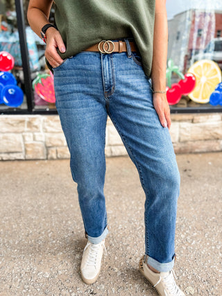 Chloe Classic Cuff Boyfriend Jean | Judy Blue