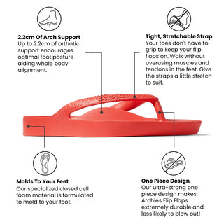 Coral - Archies Arch Support Flip Flops