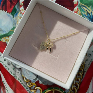 Love & Bows Necklace Gift Set | Sis Kiss