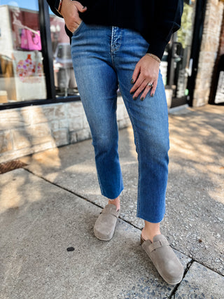 Crop Straight Jeans | Risen