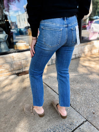 Crop Straight Jeans | Risen