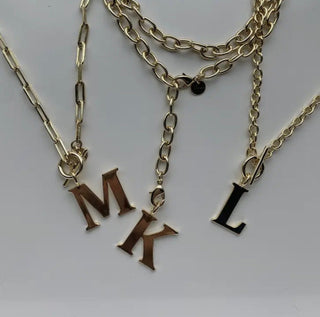 Gold All American Initial | Sis Kiss