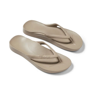 Taupe - Archies Arch Support Flip Flops