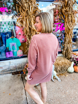 Chestnut Sweatshirt Dress