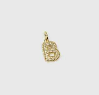 Bubble Letter Initial | Sis Kiss