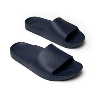 Navy - Archies Arch Support Slides