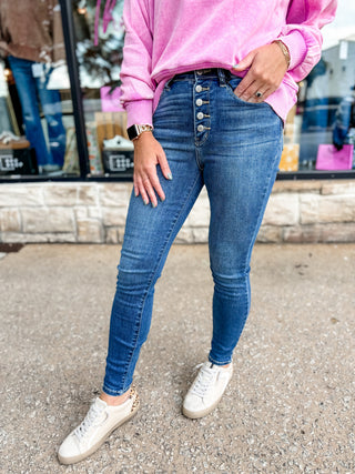 Downtown Button Fly Skinny | Judy Blue