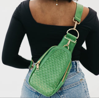 Waverly Woven Sling Bag
