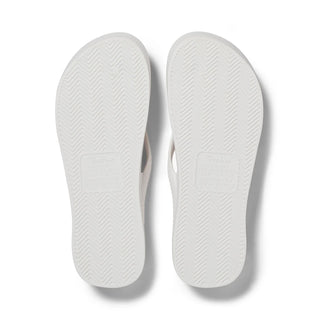 White - Archies Arch Support Flip Flops