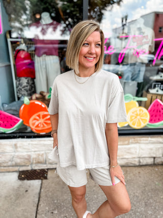 Taupe Muted Muse Top