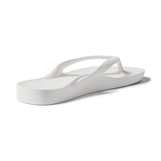 White - Archies Arch Support Flip Flops