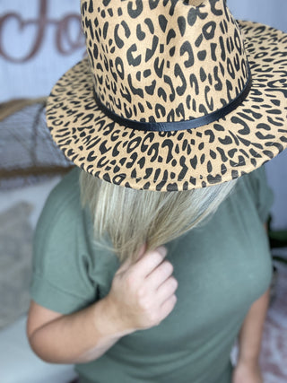Wool Leopard Hat
