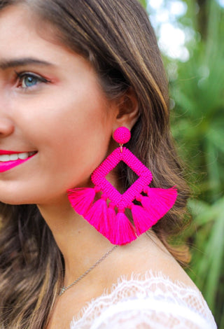 Ellie Fringe Drop Earrings