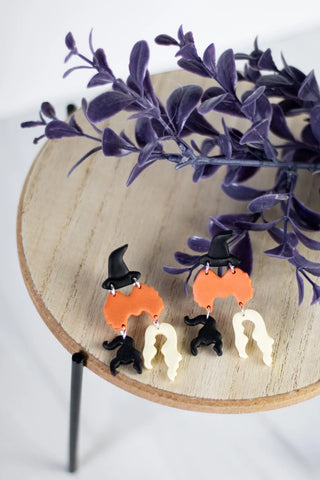 Three Witch Dangle Earrings